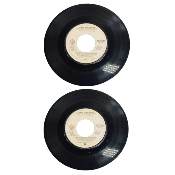 Lot of 2 John Anderson RPM 7" Records "Would You Catch A Falling Star" - Picture 1 of 12